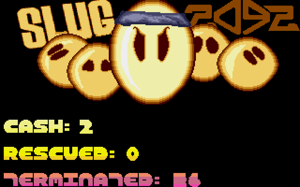 Slug 2092 atari screenshot